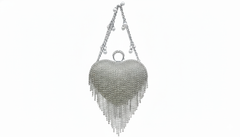 Crystal Heart Clutch